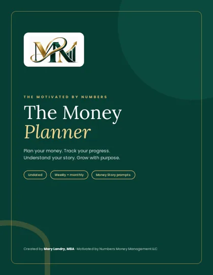 Cover of The Motivated by Numbers Money Planner